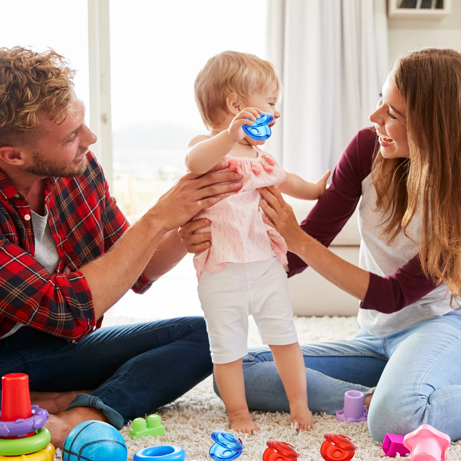 

20 Pcs Stamp Toys Instruments for Kids Musical Baby Children Castanet Castanets