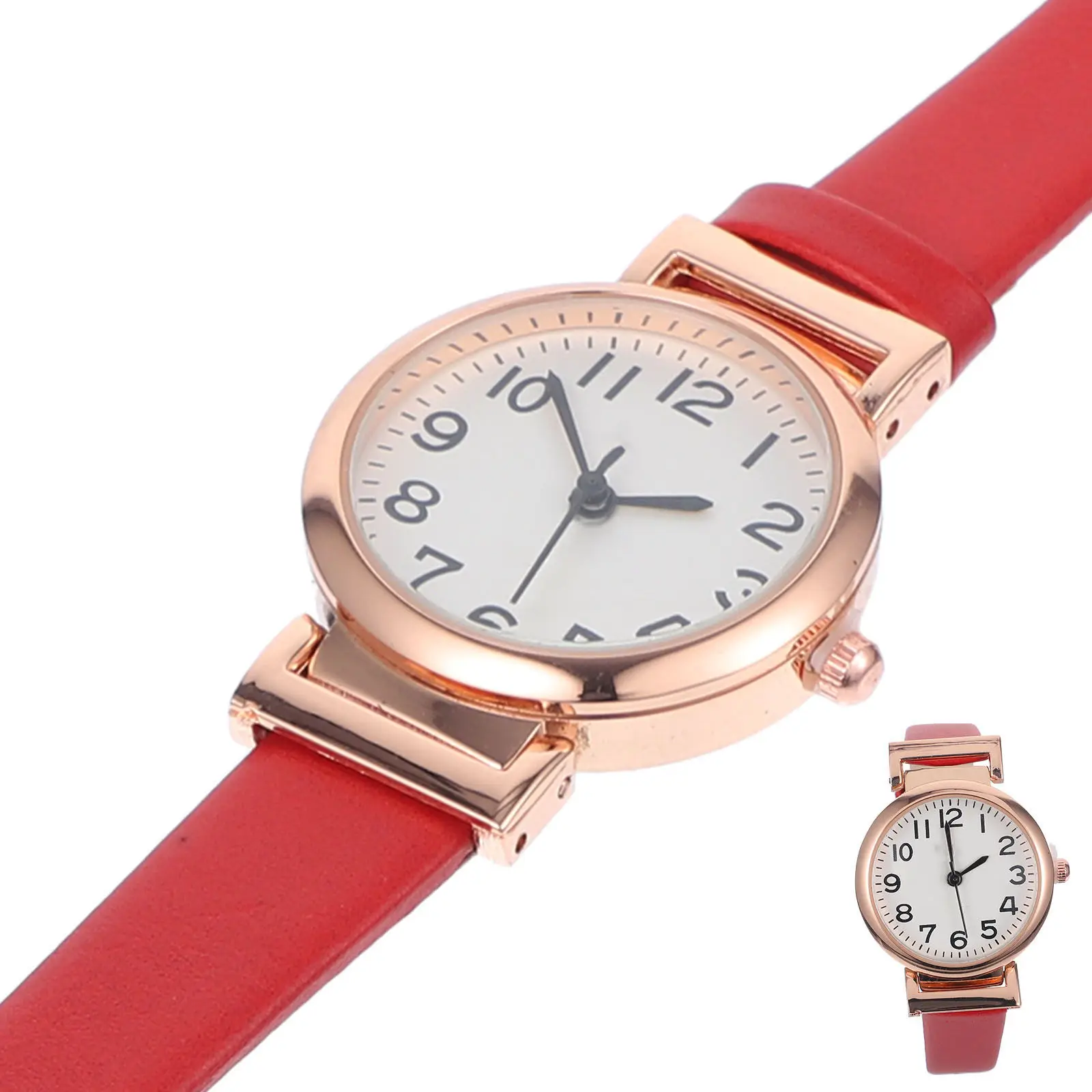 

Simple Elegant Women Quartz Watch Strap Minimalist Dial Stylish Casual Wrist Watch for Ladies Girls Work Party Gift Idea