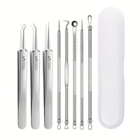 8-Piece Blackhead Remover Kit – Stainless Steel Blemish & Acne Extraction Tools – Professional Pimple Popper Set for All Skin 2