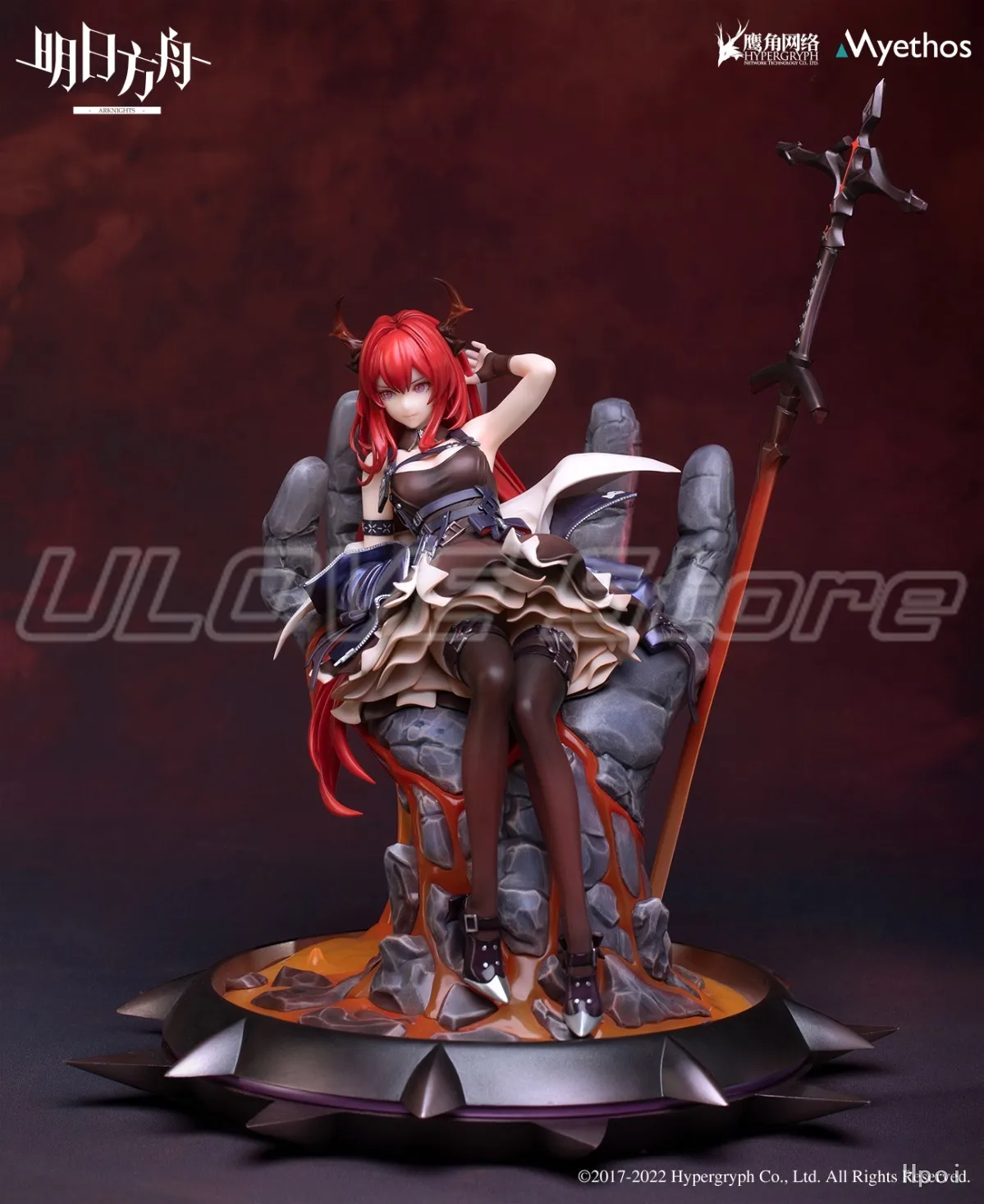 Em estoque original myethos arknights surtr figuras de animação modelo presentes brinquedos