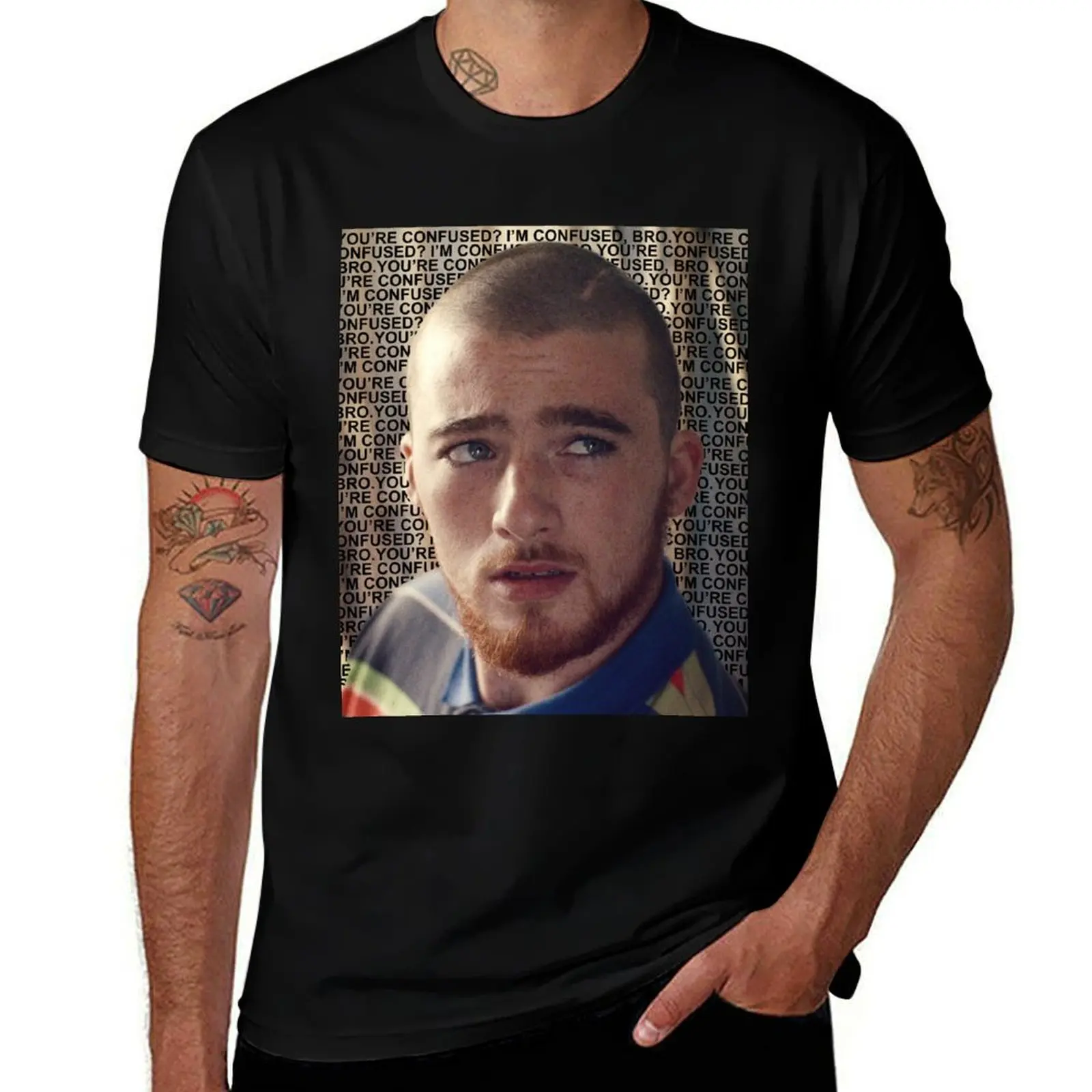 Fez Euphoria (You're Confused? I'm Confused, Bro.) T-Shirt Street Fashion Casual Tee Shirt T-Shirt
