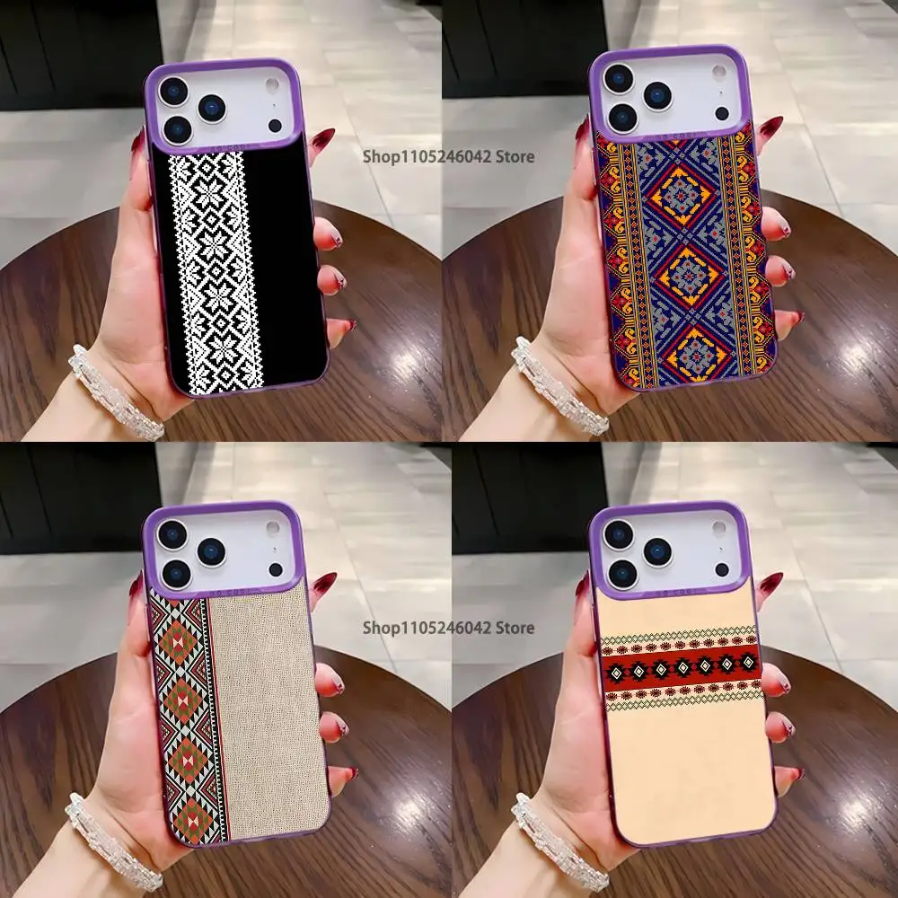 

P-Palestine-S Hattah Keffiyeh For Purple Candy Matte Cover iPhone 17,16,15,14,13,12,11,Mini,Pro,E,SE4,XS,MAX