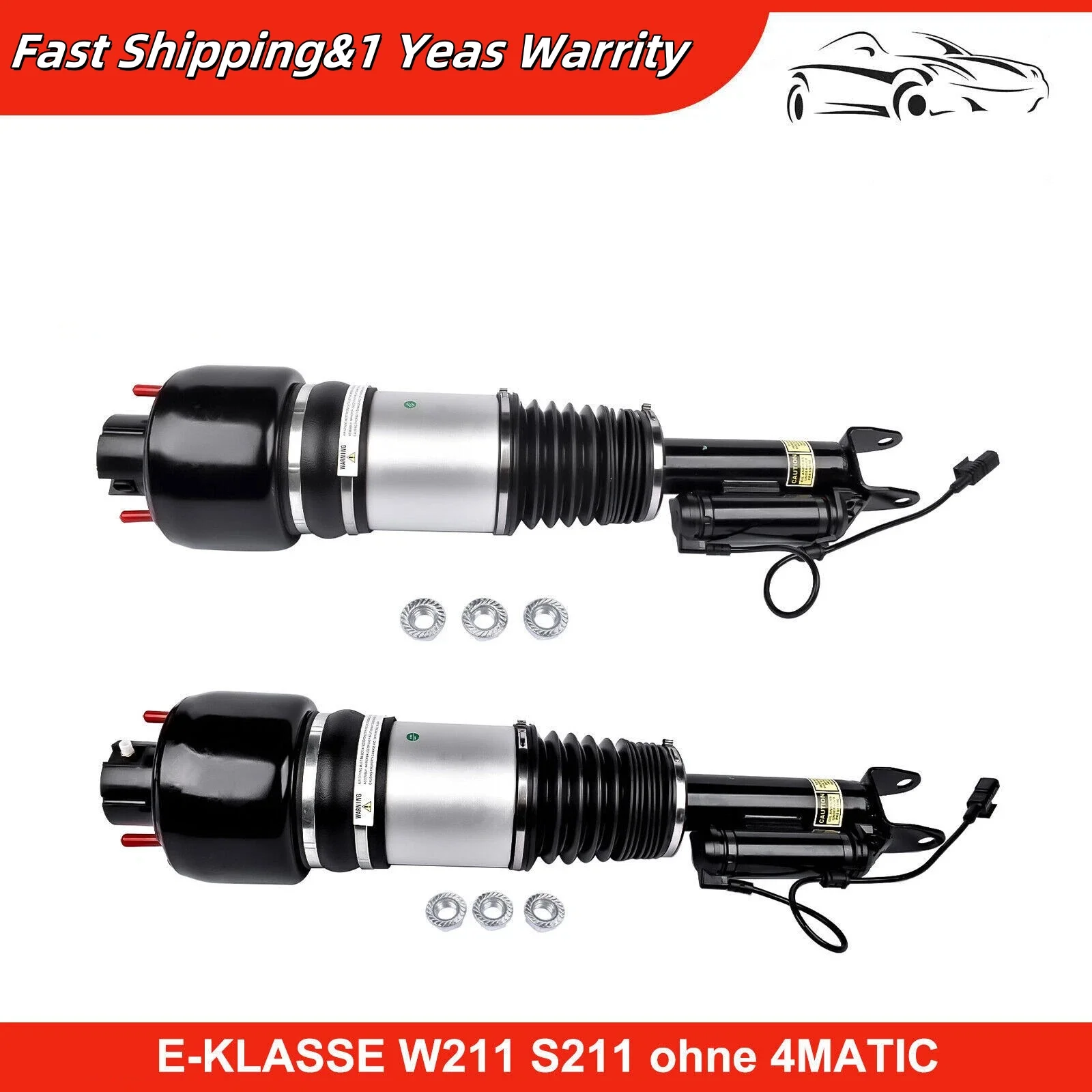 

2pcs Front Air Suspension Struts Shock Absorbers For Mercedes-Benz E-Class W211 S211 CLS C219 RWD Car Shock Absorber Suspension
