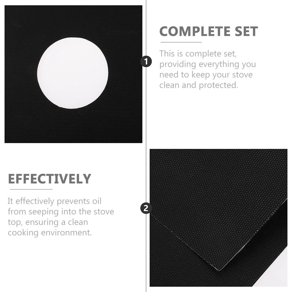 

1Set Anti Oil Proof Stove Gap Cover Reusable Durable Stovetop Protector Pads for Gas Stove Kitchen Cleaning Gas Range Protectors