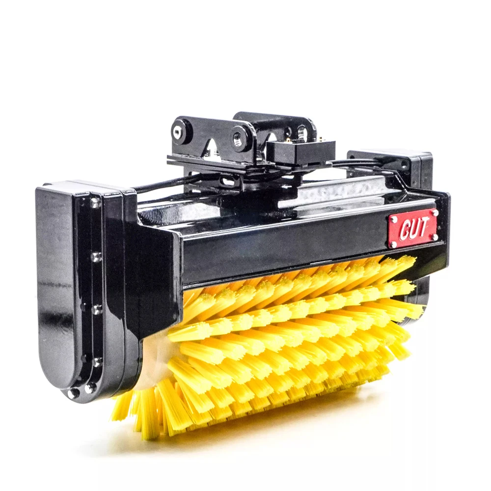 CUT HOBBY RC 1/14 All-Metal Simulation C914-06 Electric Sweeping Brush, LR914/920 Excavator Model Upgrade Part
