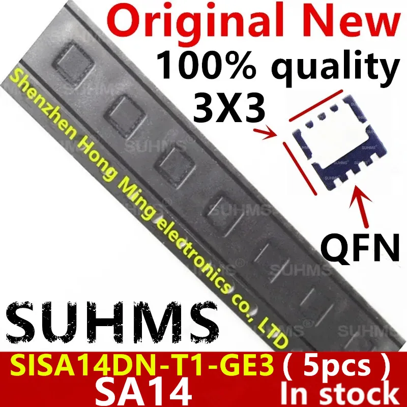 (5ชิ้น) 100% SA14ใหม่ SISA14 SISA14DN ชิปเซ็ต QFN-8 SISA14DN-T1-GE3