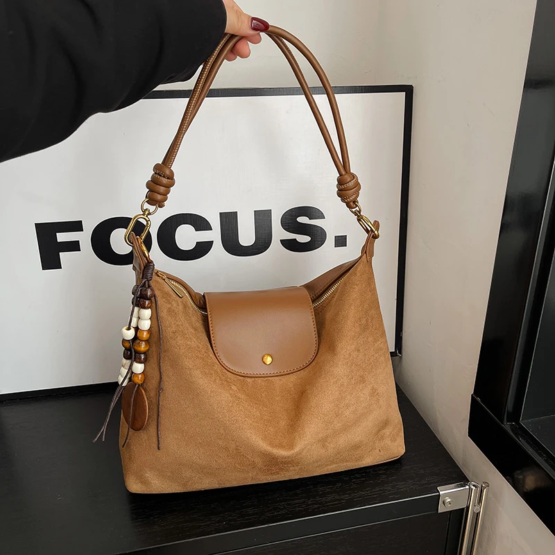 

Business Leisure Commuter Shopper Bag With Elegant Leather Large Capacity And High-End Fashion Style