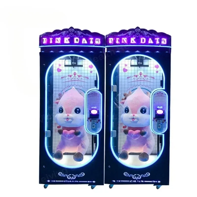 Coin Operated Arcade Pink Date Cut Your Prize Machine Claw Gift Game Machine Toy Vending Machine