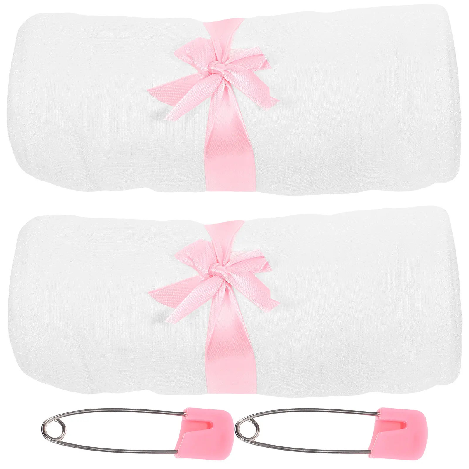 2Rolls Maternity Belly Band Reusable For Postpartum Mothers Cotton Gauze Recovery Wrap Washable Abdominal Girdle