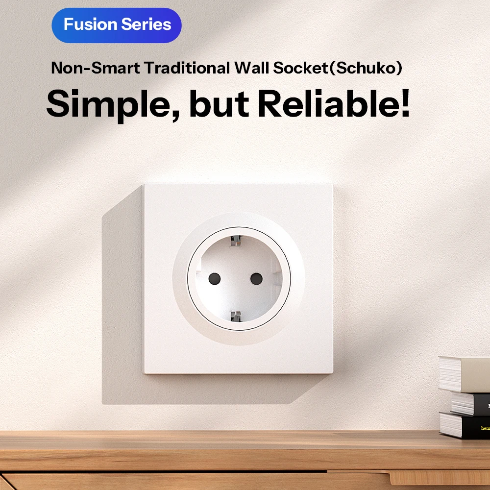 

SONOFF WS01STPF-E Тип F, неумная настенная розетка, 16А, макс. 4000 Вт, огнестойкий корпус, до 20000 циклов, защита от детей