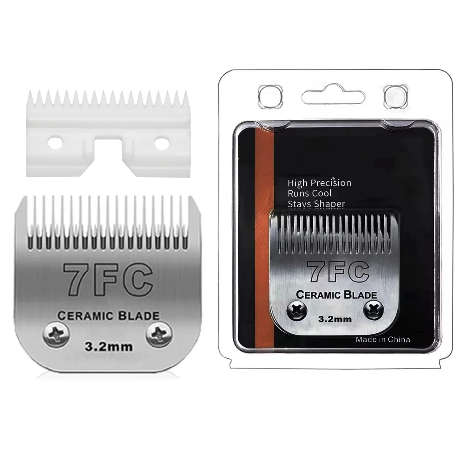 7FC Dog Cat Cat Grooming Detachable Blade Ceramic For Andis AG,AGC,BDC,BGC/Oster A5/Wahl KM Series Professional Animals Clipper