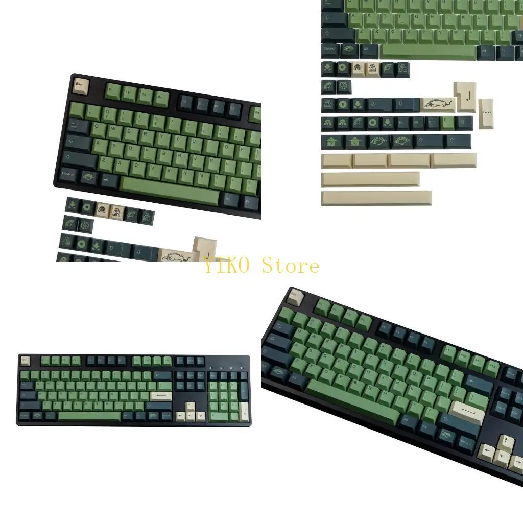 

K32C 142 клавиши Cherry Profile PBT Earth Keycaps для механической клавиатуры GMK DIY Keycap