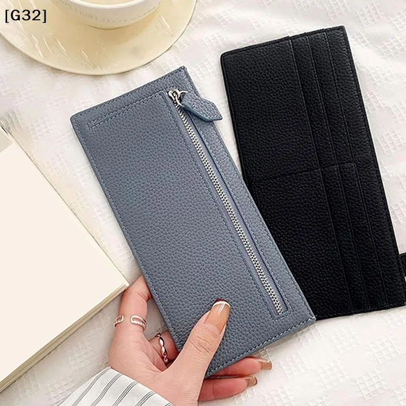 Women's Business Zipper Coin Pocket Wear-resistant Easy Portability Stylish Wallet For Home Office Travel Business[G32]