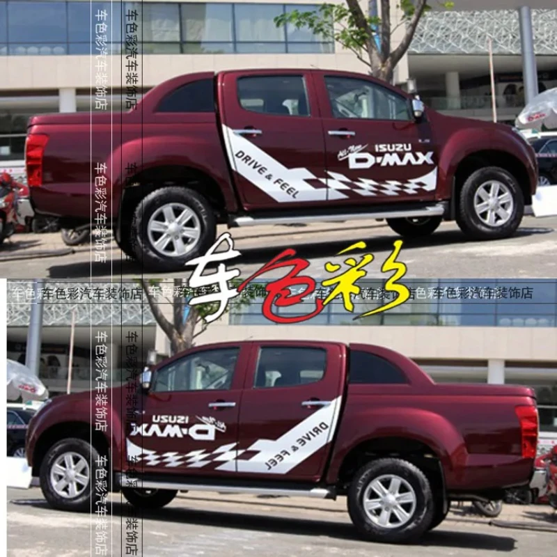 

Car Styling Customized modification Sport Sticker Auto Body Decor Vinyl Decals Accessorie ﻿FOR Isuzu DMAX