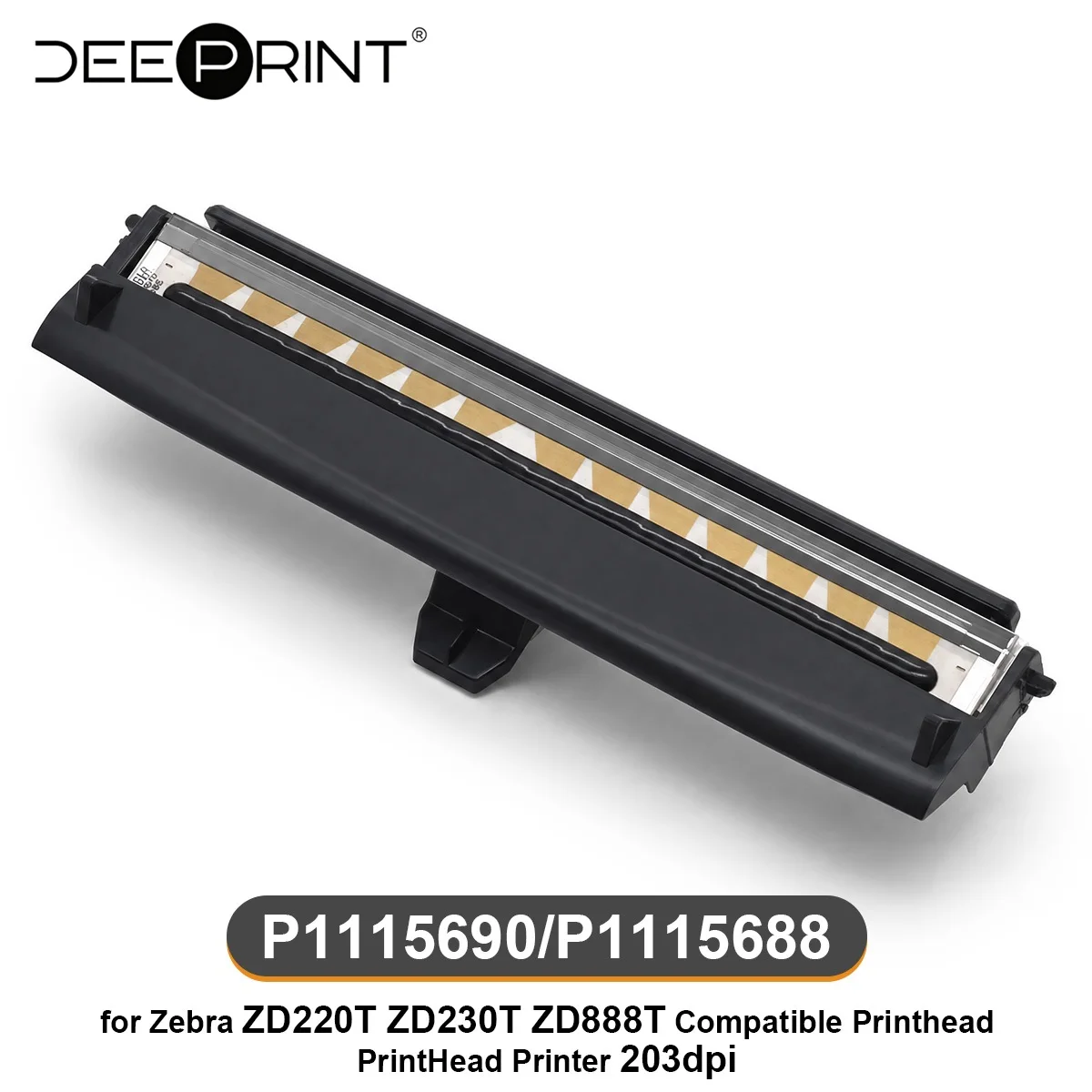 P1115690/P1115688 203DPI Thermal Printhead for Zebra ZD220T ZD230T ZD888T Barcode Label Printers Print Head | 3-Month Warranty
