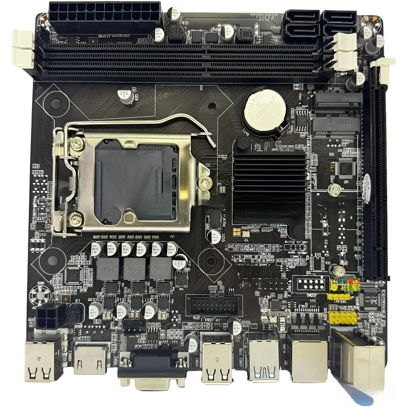 B75 Mini ITX Desktop Motherboard, 17*17cm Compact Size LGA1155 Mainboard Support 2nd/3rd Gen CPU & DDR3 RAM