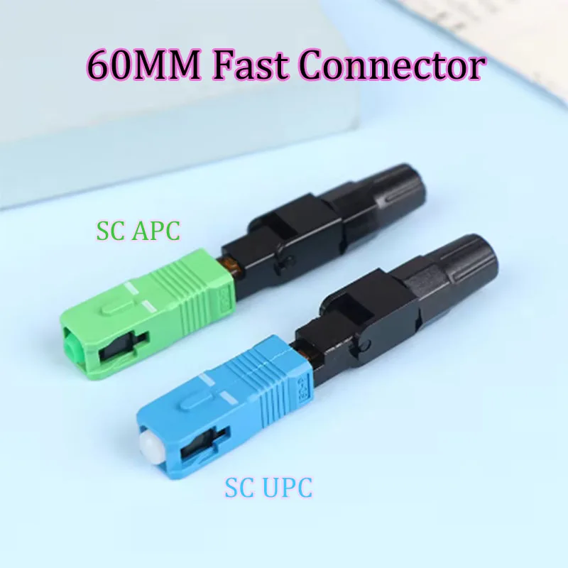 

SC APC UPC Fiber Optic Quick Connector, Embedded FTTH, SM Single Mode, Fiber Fast Connector, 60MM