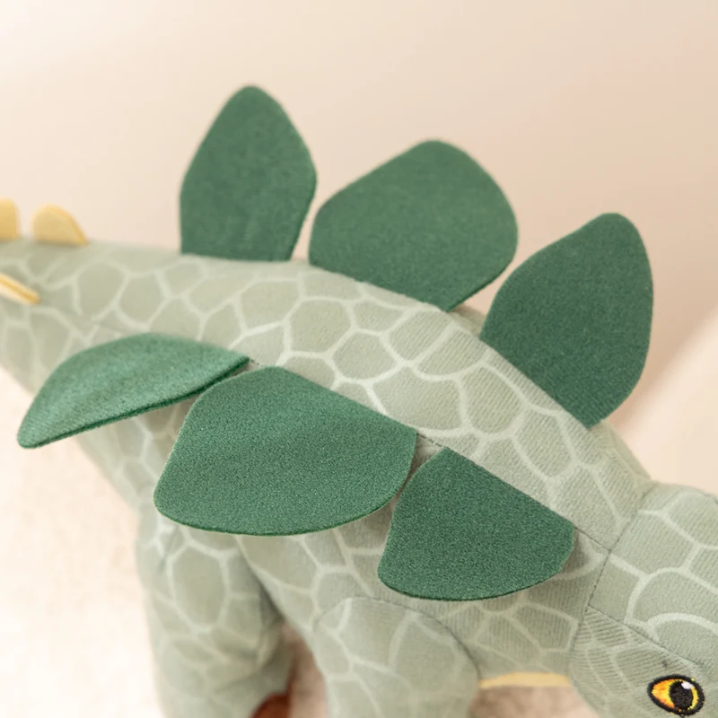 8inch New Realistic Embossed Dinosaur Plush Toys T-Rex Stegosaurus Brachiosaurus Pterosaur Stuffed Animals Dino Museum Souvenirs view 6