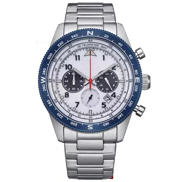 

2025 Men Watches Luxury Trend Quartz Calendar Waterproof Multi Function Fancy Round Watch Stainless Automatic Watch