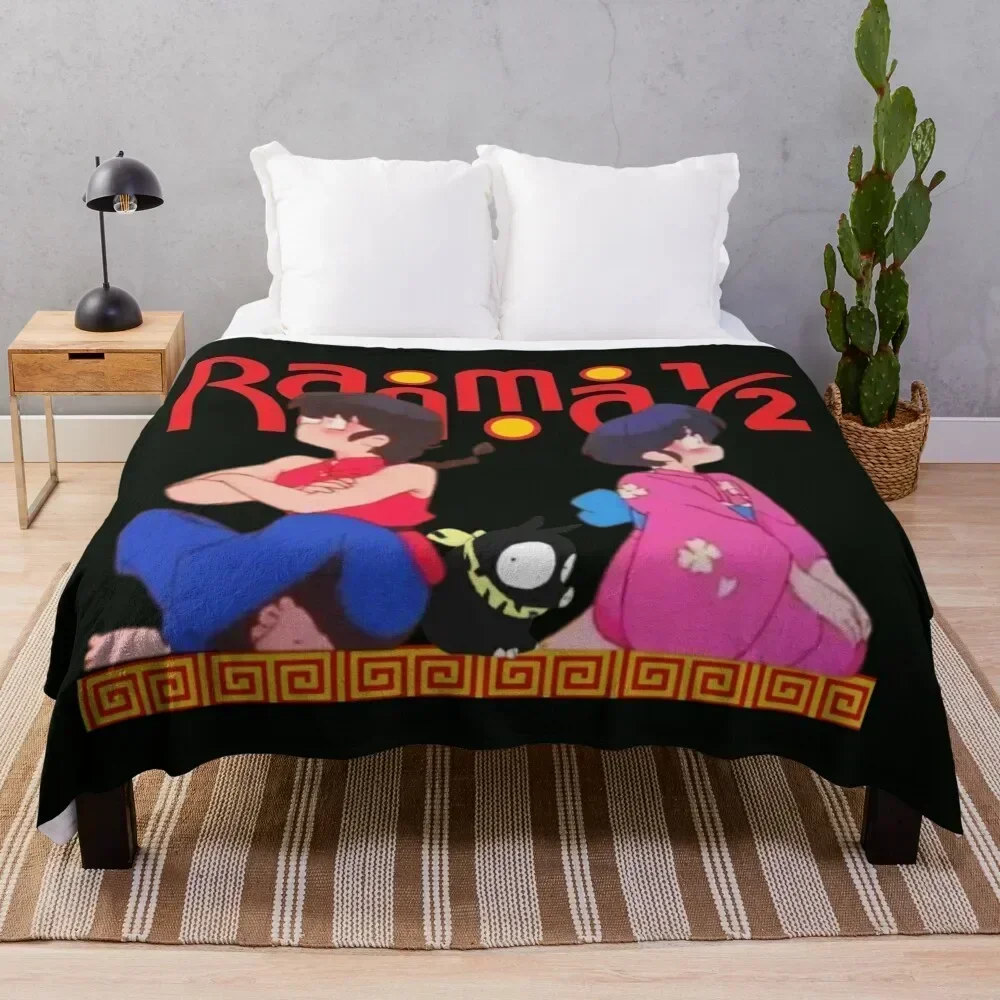 

Ranma Akane Throw Blanket Hairys Camping Designers Loose Blankets