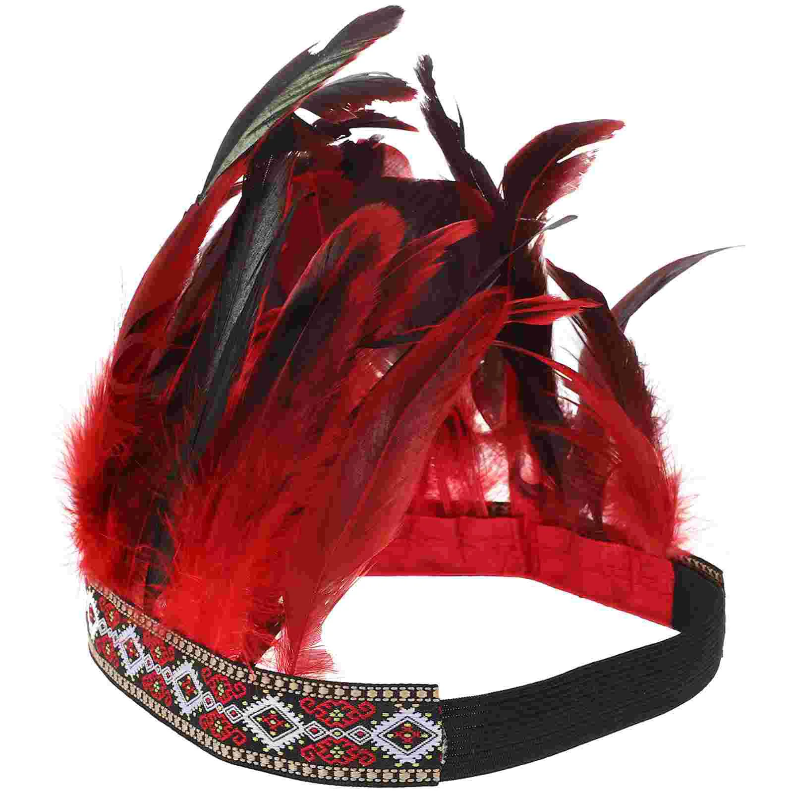 

Headdress Plumage Carnival Headpiece Personality Women Party Headband Fabric