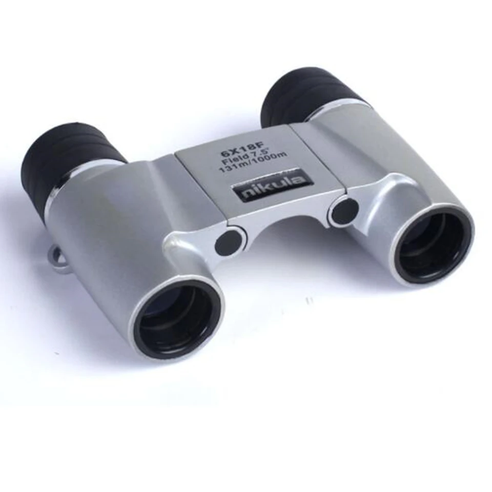 Nikula Nicholas 6x18mm Fixed Focus Binoculars Portable Outdoor HD