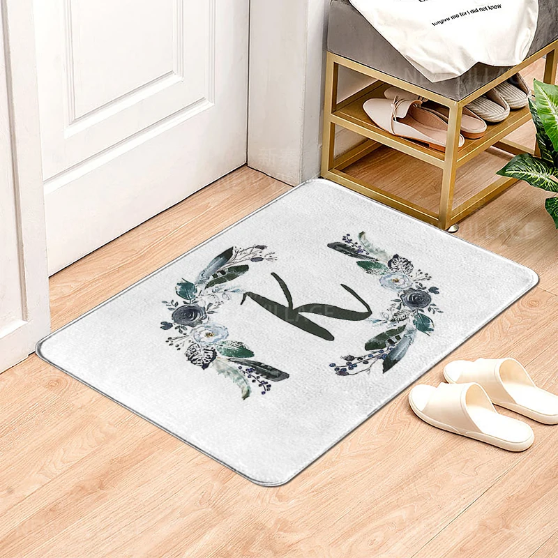 House carpet letter series Home doormat entrance Room Bathmat Footmat bathroom non-slip mat Kitchen water absorption mat