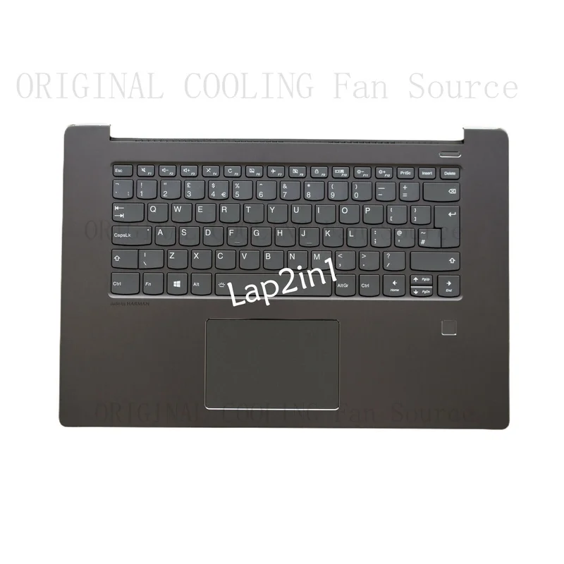 R+  New FOR Lenovo Ideapad 530S-15IKB 81EV Palmrest Cover UK Backlit Keyboard 5CB0R12209