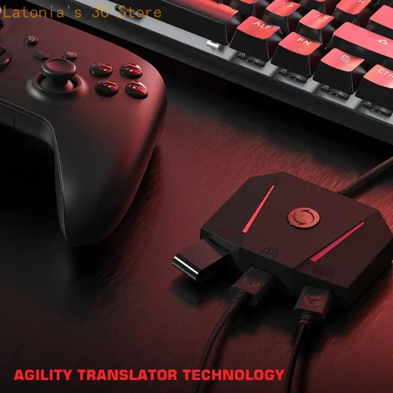 

X3UB Advanced Keyboard Mouse Converter Illuminates Gaming Adapters for VX2 AimBoxf