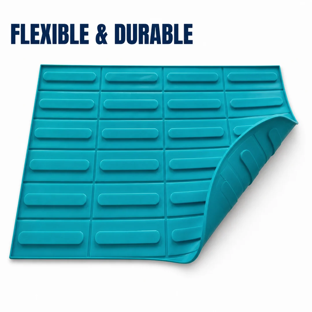 Directional Tactile Paving Mold – Linear Blind Track Concrete Stamp Mold