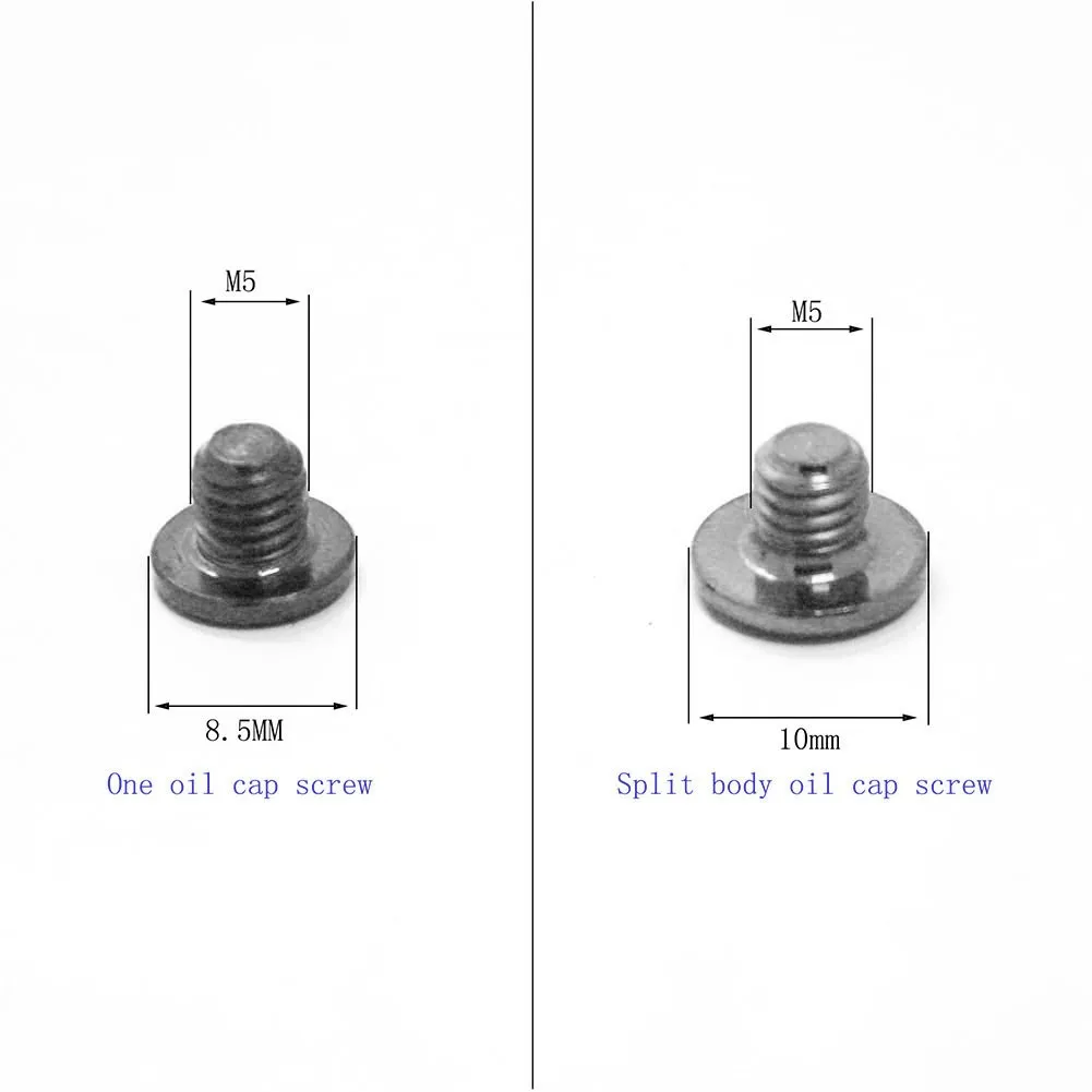 M5 Titanium Bicycle Hydraulic Disc Brake Screw Bike Bleed Screw Bolt With O-Ring Parts For-Shimano XT, SLX, Zee, Deore & LX