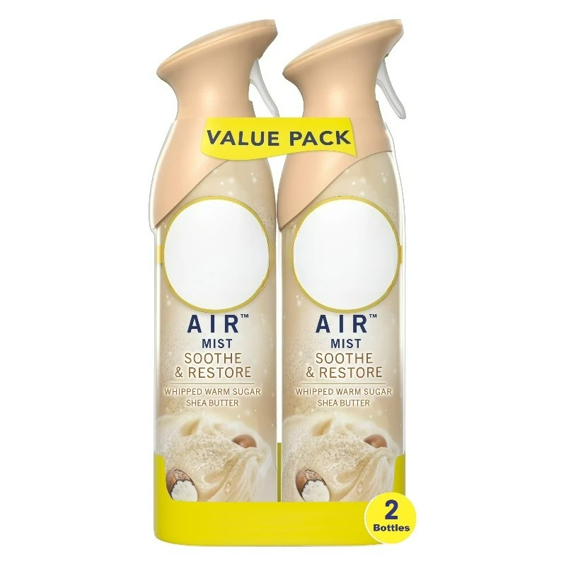 Air Freshener Spray, Odor-Fighting Room Spray, Soothe & Restore, 8.8oz, 2 Count