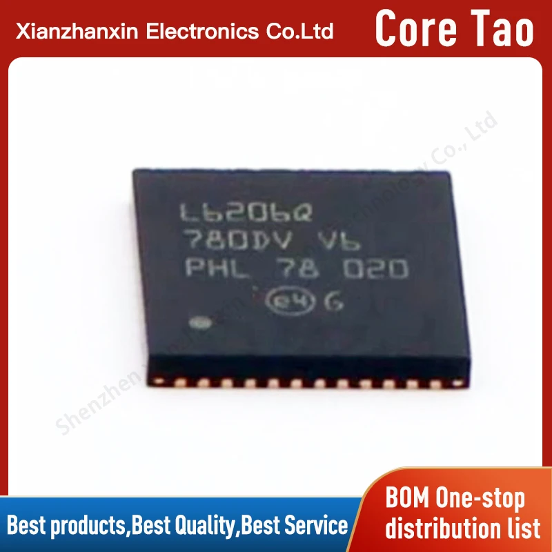 1pcs/lot L6206QTR L6206Q L6206 QFN48 Controller half bridge driver chip in stock
