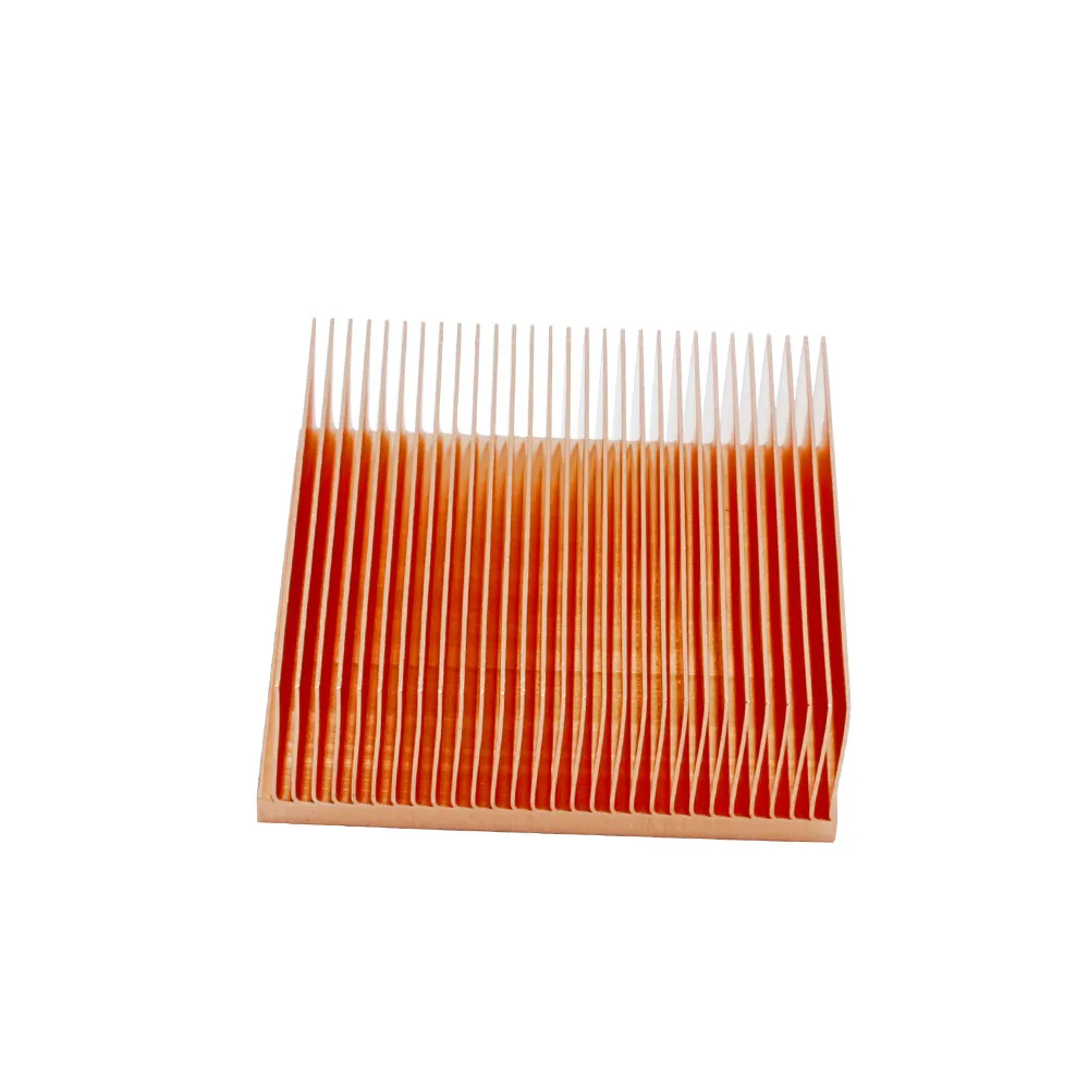 60x60x20mm Copper Heatsink Skiving Fin Heat Sink Radiator Cooling for Electronic Chip LED Heat Dissipation