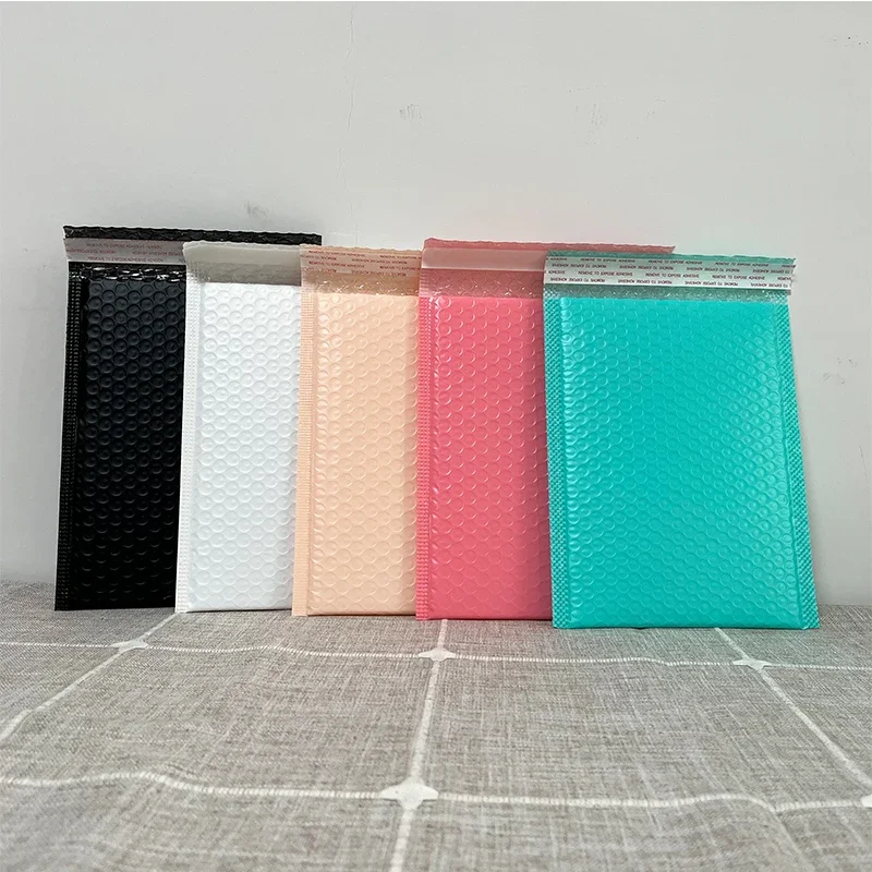 50pcs Foam Envelope Bags Self Seal Mailers Padded Shipping Envelopes with Bubble Mailing Bag Shipping Packages Bag Gift Bags