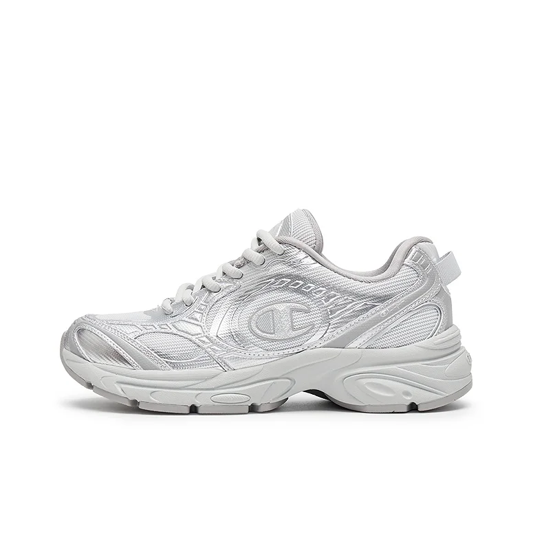 

Champion Low top Running Shoes Unisex Silver White/Day Stone Gray U5AFCRU16B1