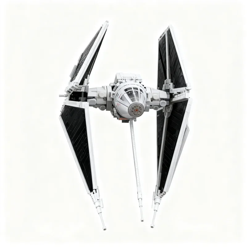1487PCS MOC Space Battle Movie Tied Phantom Model Custom Puzzle DIY Creative Ideas Toy Birthday Gift Spaceship Series Bricks