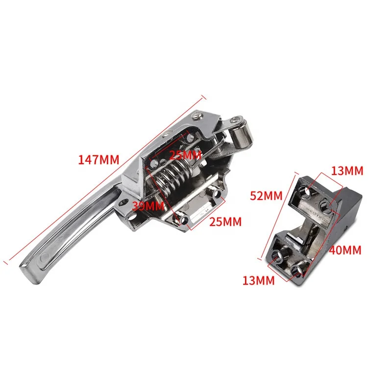 1400 Adjustable Screw-Free Industrial Door Freezer Handle Latch Lock