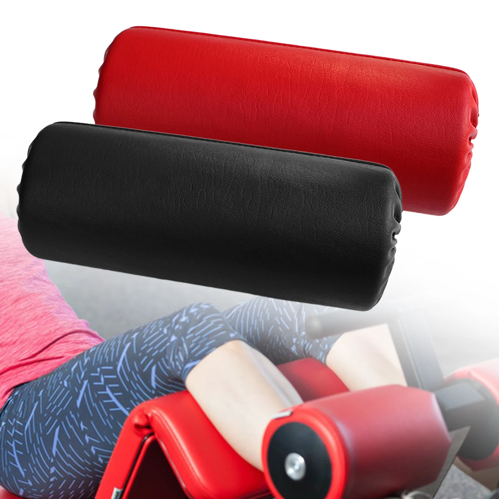 PU Leather Foam Foot Pad Sponge Roller Roller Support Workout Exercise Equipment for Home Gym Fitness Exercise Machines