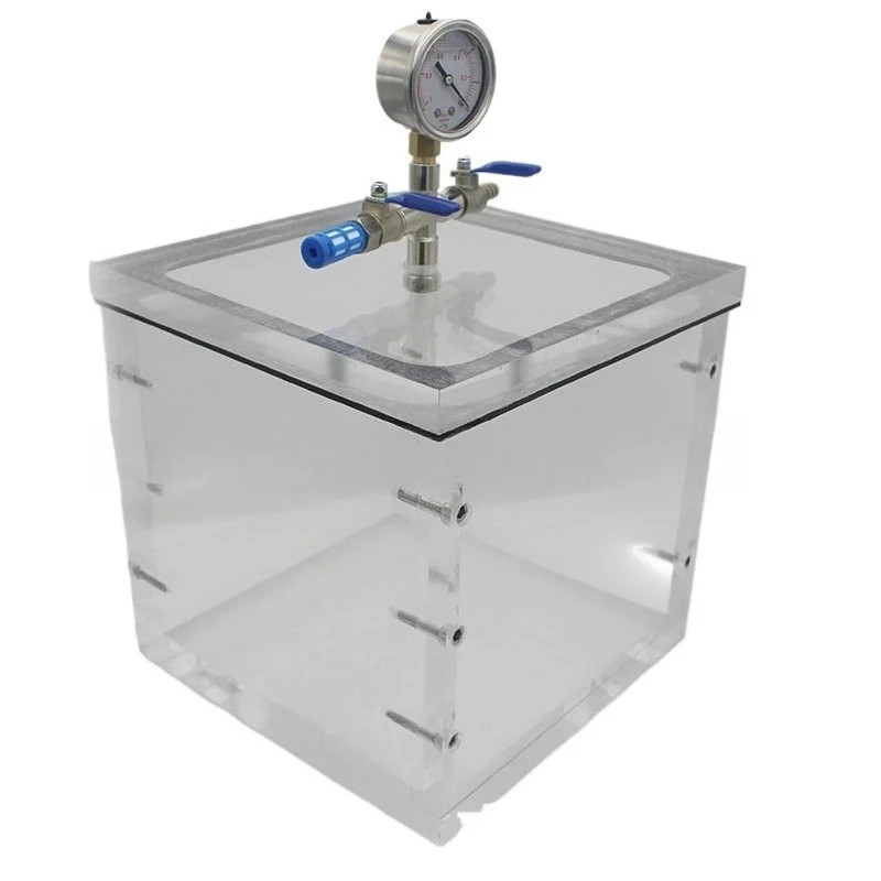 Transparent acrylic   box, vacuum chamber,   bucket,  sealed closed box glove box