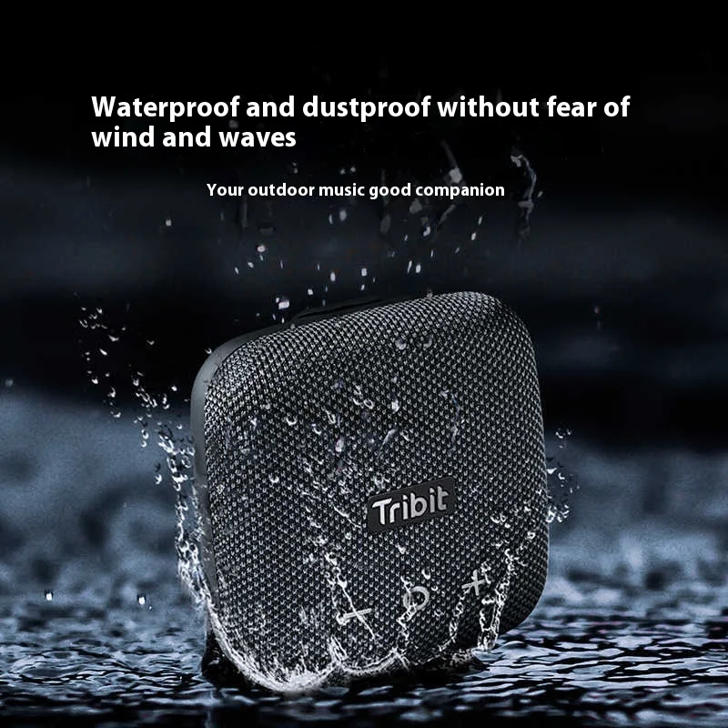 Tribit StormBox Micro 2 Portable Bluetooth Speaker Deep Bass IP67 Waterproof Camp Small Speaker Built-in Strap Custom Gifts