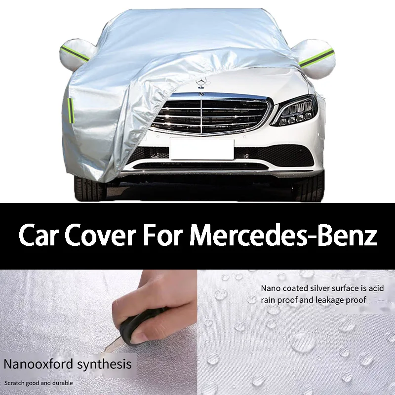 

Full Car Covers Outdoor Protection For Mercedes-Benz A C E G CLASS Snow UV Protection Scratch-proof Rainproof Car accessories