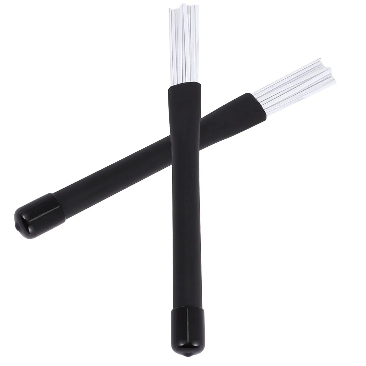 أعواد الطبل لمجموعة الطبول من النايلون الأسود، ملحقات أدوات قرع الجاز المتينة المقاومة للانزلاق ومقبض سهل #6