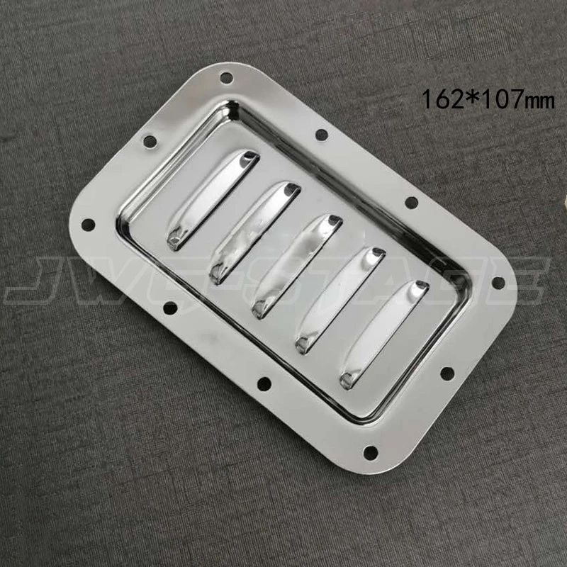 162mm*107mm Flight Case Accessories Aluminum Box 162mm Chrome Plated Handle Flat Wheel Hub Sound Box Shallow Wheel Hub