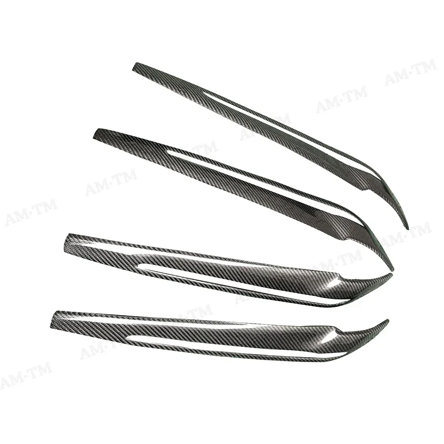 For BMW X5 F15 X6 F16 X5M F85 X6M F86 Carbon fiber lamp eyebrow front headlight eyebrow sticker decoration Auto parts body kit