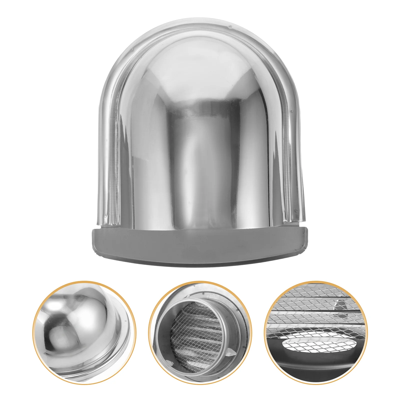 

Roof Rain Hat Funnel Protector Vent Cap Chimney Rainproof Cover Fireplace Smokestack Round Caps