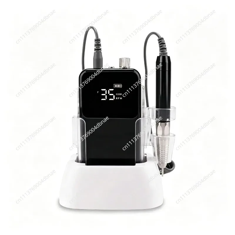 New 85W Electric Nail File 35000 RPM Cordless Professional Brushless Nail Drill Machine