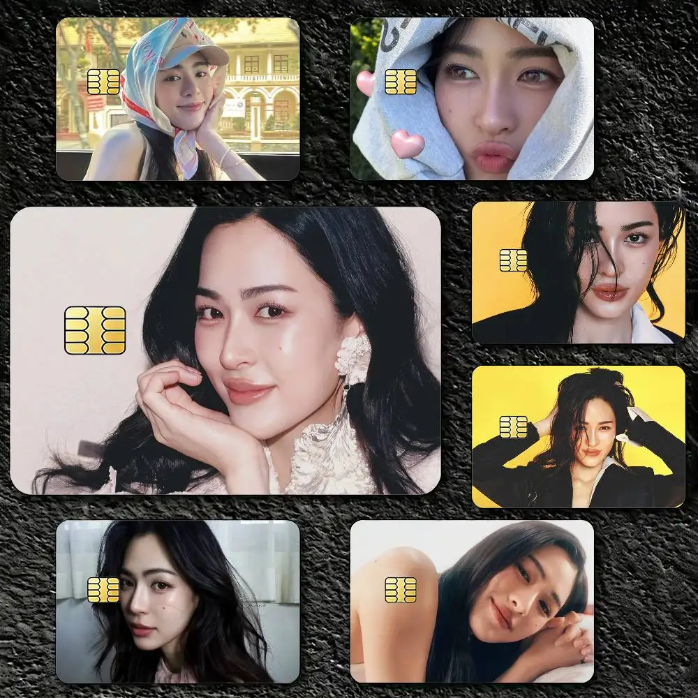 

Actress L-Lingling Kwong Credit Card Skin Stickers For VISA Bank Bus Metro Access Card Protective Film Cover Sticker