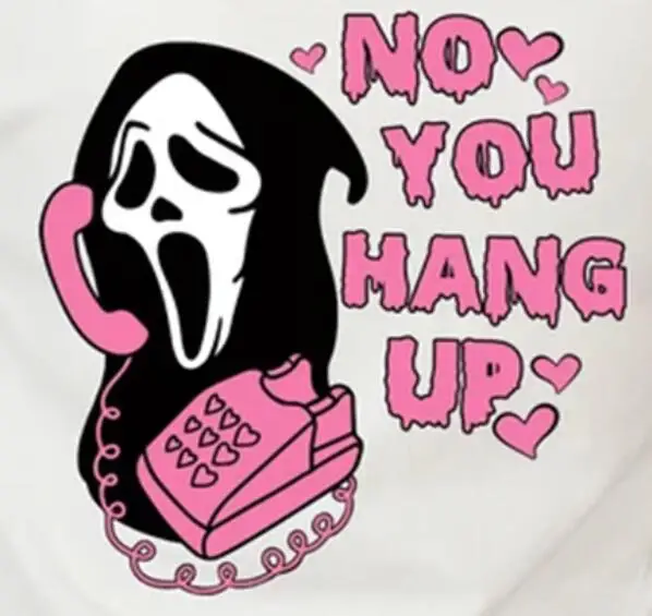 No You Hang Up Ghostface Lover Funny Valentines Day Unisex Hoodie