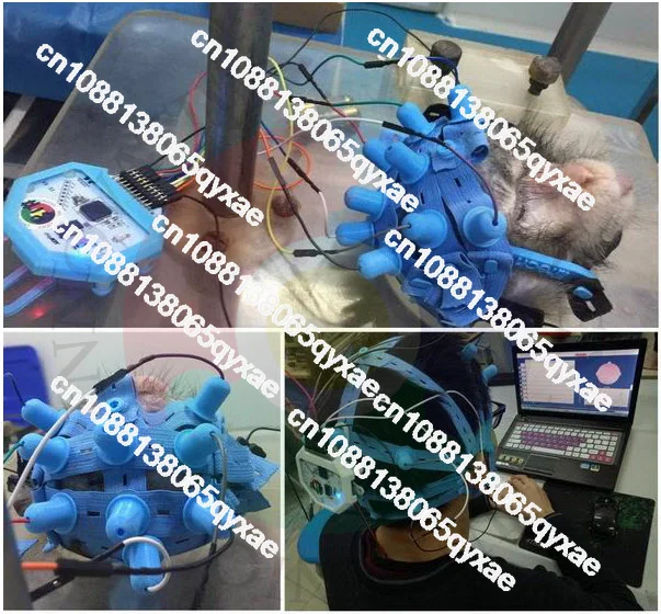 The new EEG cap, full dry electrode, is compatible with OpenBCI Ultracortex_Mark series EEG caps